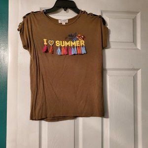 Girls short sleeve shirt